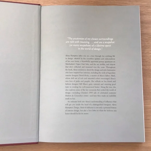 Alexa Hampton Design Style & Influence Hardcover First Edition - Picture 10 of 13